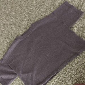 Max Studio Heather Gray Knit Top